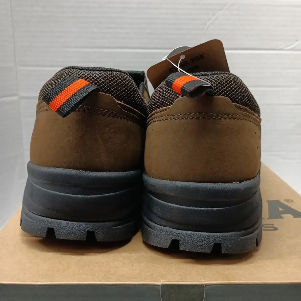 BRAHMA Work Boots Shoes Brown Steel‎ Toe Men's Size 8.5 W